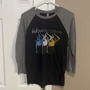 Kelsea Ballerini Next Level Apparel Black and Gray Women's Long Sleeve Tee